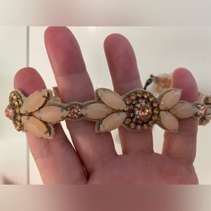 Art Deco styled headpiece and earrings - good for themed parties